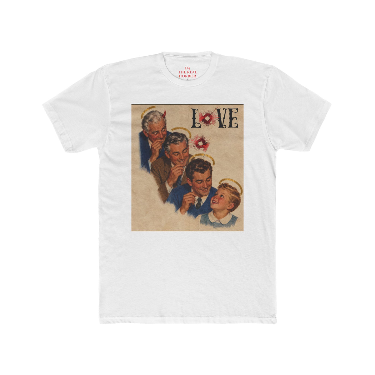 The Secret of Love: Family Legacy Tee in White by The Real Horror.