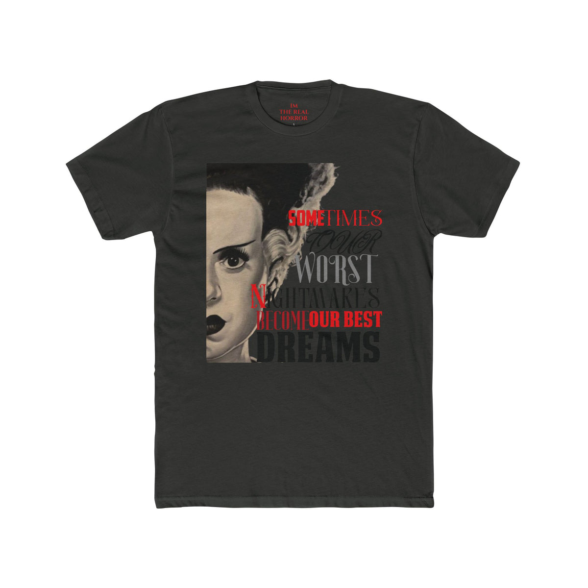 My Greatest Creation Tee in Heavy Metal by The Real Horror.