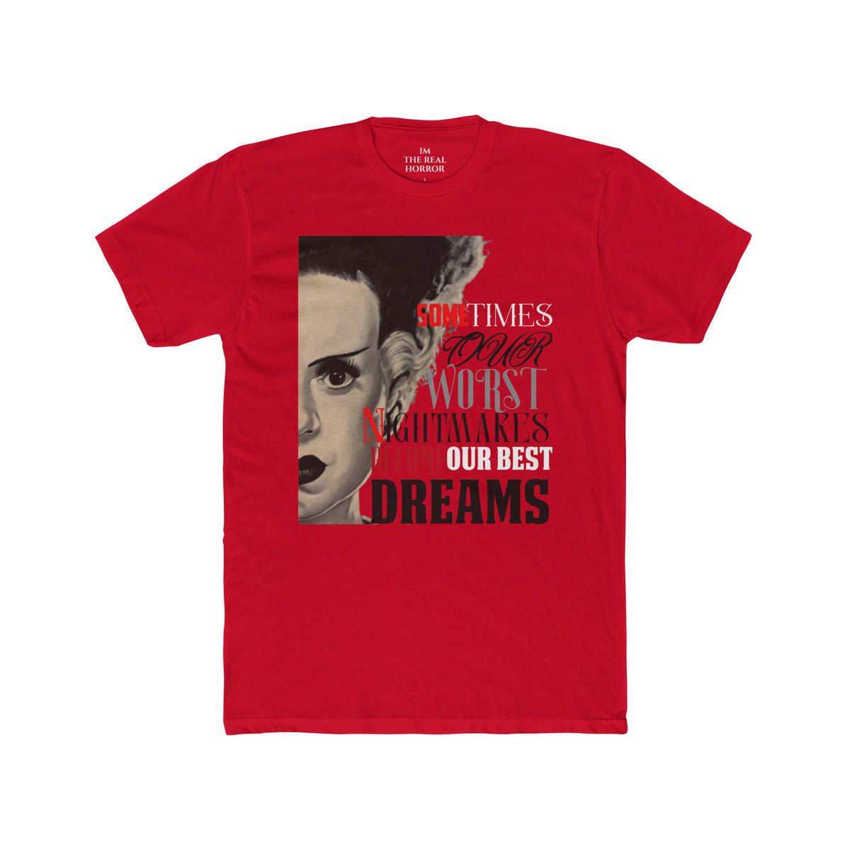 My Greatest Creation Tee in Red by The Real Horror.