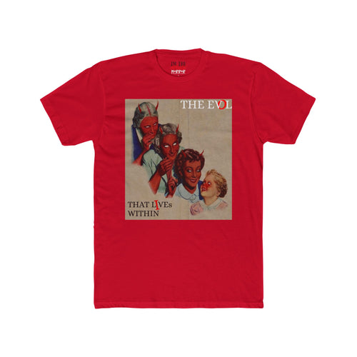 Evil Runs in the Family Tee in Red by The Real Horror.