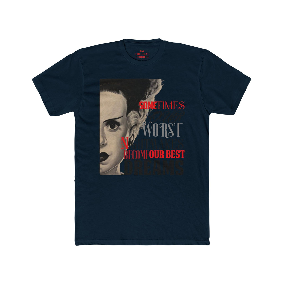 My Greatest Creation Tee in Midnight Navy by The Real Horror.