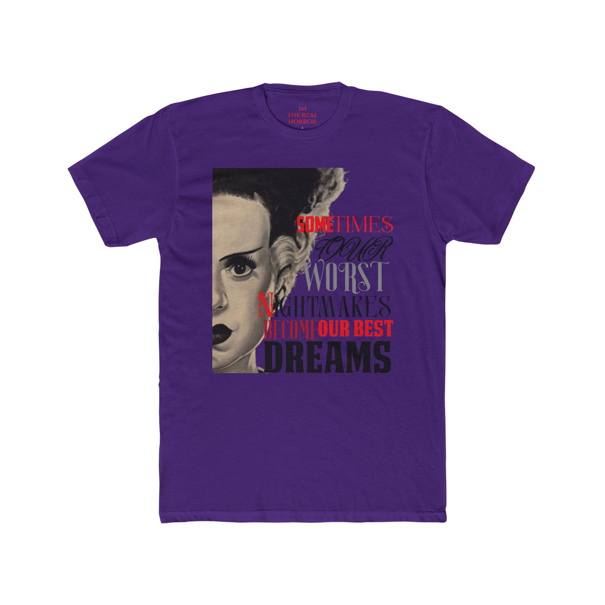 My Greatest Creation Tee in Purple Rush by The Real Horror.