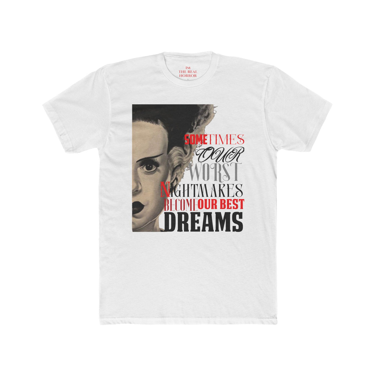 My Greatest Creation Tee in White by The Real Horror.