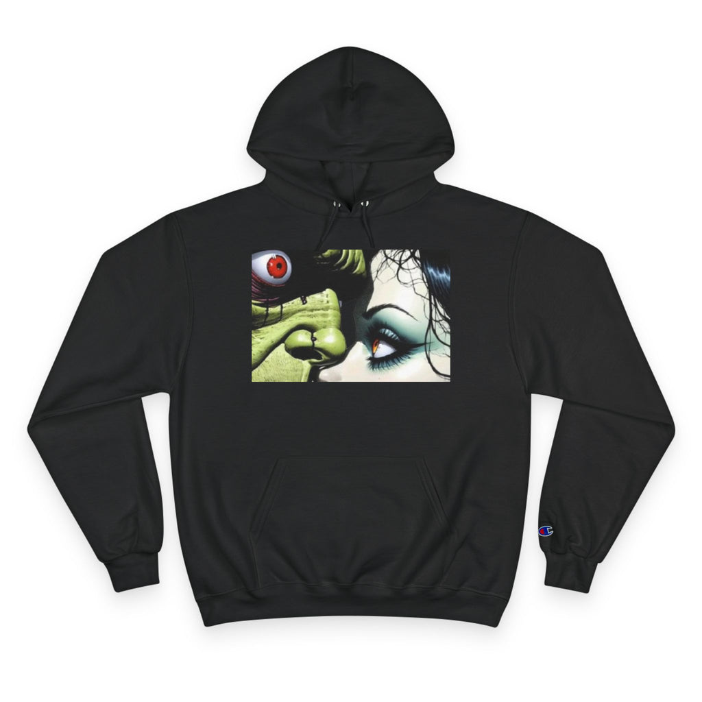 Yours Beyond the Grave Champion Hoodie in Black by The Real Horror.